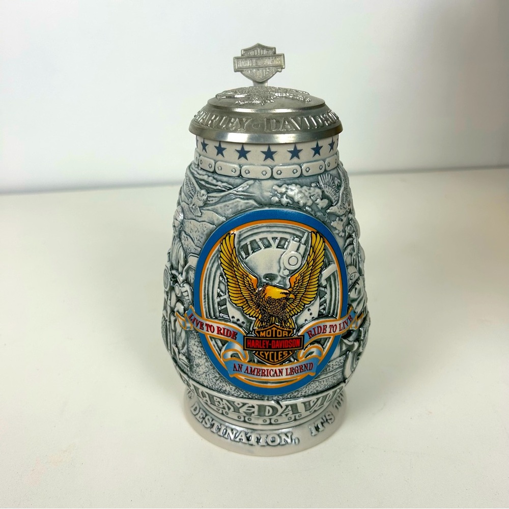 VTG Harley Davidson 2000 “It’s Not The Destination Its The Journey” Beer Stein